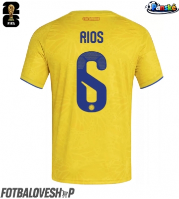 Kolumbie Richard Rios #6 Domácí Dres MS 2026 Krátký Rukáv